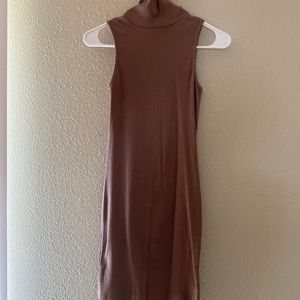 Cute sweater mini dress.